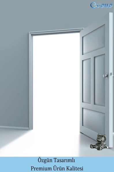 Evene Kapı Stoperi Gümüş Eskitme Renk Dekoratif Kapı Tutucu Durdurucu 2 Adet Model 7 - Resim 3