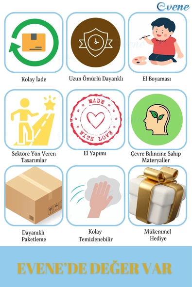 Evene Kapı Stoperi Beyaz Renk Dekoratif Kapı Tutucu Durdurucu Model 4 - Resim 7