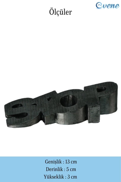 Evene Kapı Stoperi Gümüş Eskitme Renk Dekoratif Kapı Tutucu Durdurucu Model 4 - Resim 2