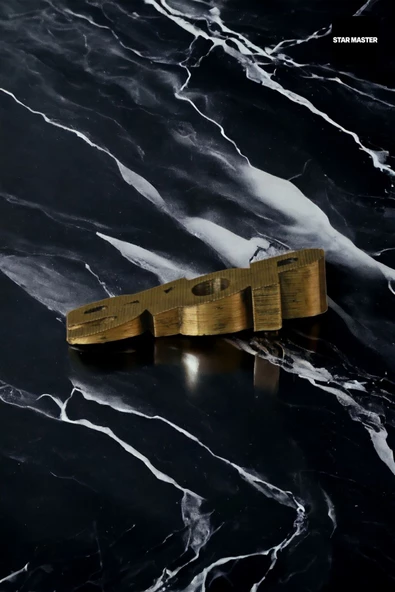 Star Master Kapı Takozu Kapı Tutacağı Kapı Stoperi Kapı Durdurucu Altın Eskitme 2 Adet Model 4 - Resim 2