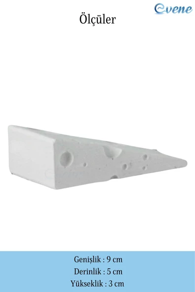 Evene Kapı Stoperi Beyaz Renk Dekoratif Kapı Tutucu Durdurucu 2 Adet Model 6 - Resim 2