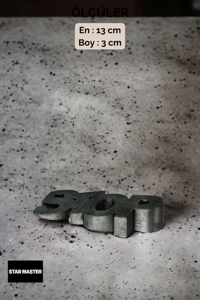 Star Master Kapı Takozu Kapı Tutacağı Kapı Stoperi Kapı Durdurucu Gümüş Eskitme 4 Adet Model 4 - Resim 3