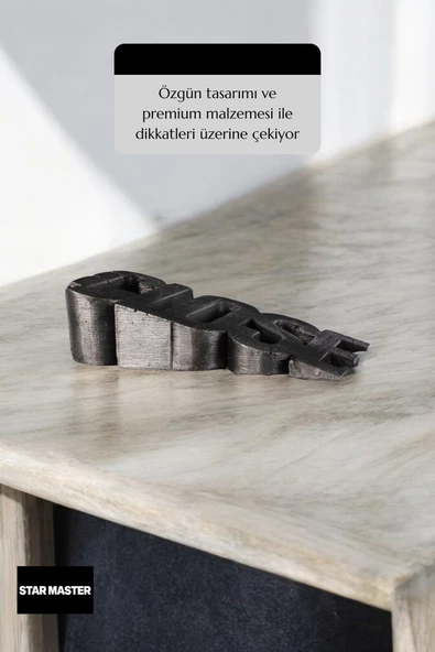 Star Master Kapı Takozu Kapı Tutacağı Kapı Stoperi Kapı Durdurucu Gümüş Eskitme Model 1 - 5