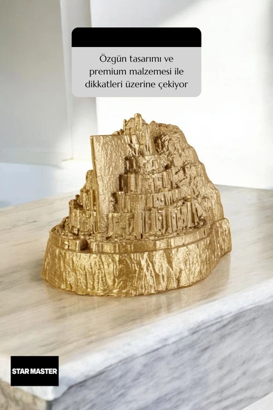 Star Master Kapı Takozu Kapı Tutacağı Kapı Stoperi Kapı Durdurucu Altın Model 8 - 5