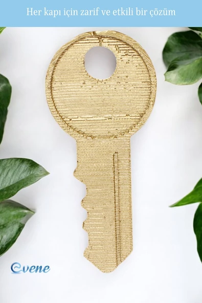 Evene Kapı Stoperi Altın Renk Dekoratif Kapı Tutucu Durdurucu Model 5 - Resim 5