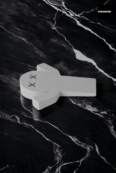 Star Master Kapı Takozu Kapı Tutacağı Kapı Stoperi Kapı Durdurucu Beyaz 4 Adet Model 3 - Resim 2