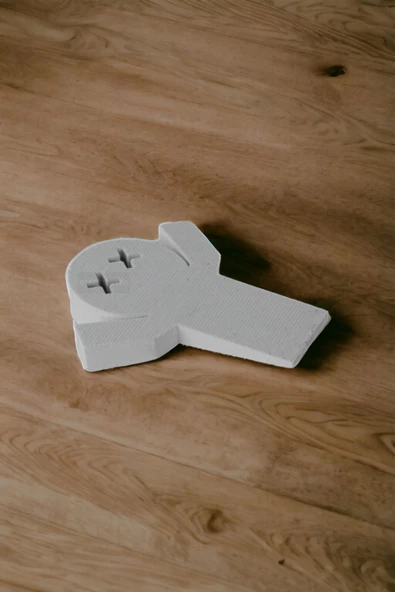 Star Master Kapı Takozu Kapı Tutacağı Kapı Stoperi Kapı Durdurucu Beyaz Model 3 ürün görseli