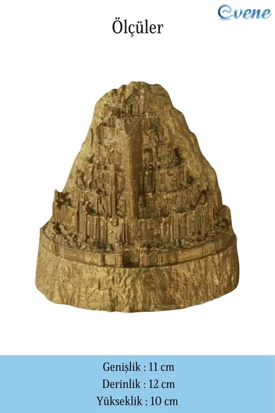 Evene Kapı Stoperi Altın Renk Dekoratif Kapı Tutucu Durdurucu 2 Adet Model 8 - Resim 2