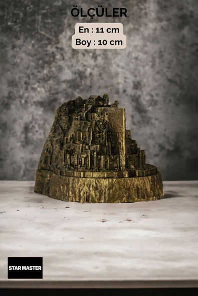 Star Master Kapı Takozu Kapı Tutacağı Kapı Stoperi Kapı Durdurucu Altın Eskitme 2 Adet Model 8 - Resim 3