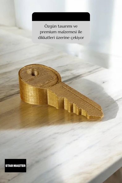 Star Master Kapı Takozu Kapı Tutacağı Kapı Stoperi Kapı Durdurucu Altın Model 5 - 5