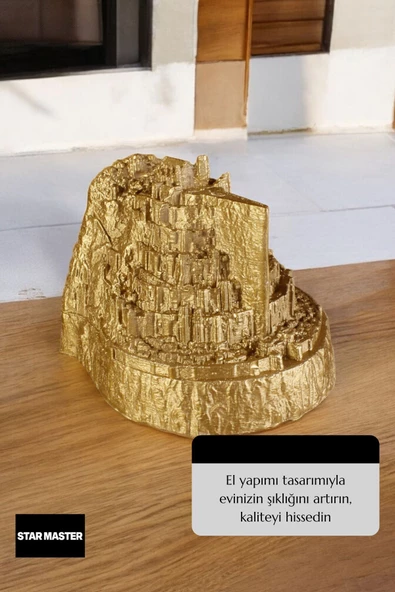 Star Master Kapı Takozu Kapı Tutacağı Kapı Stoperi Kapı Durdurucu Altın Model 8 - 4