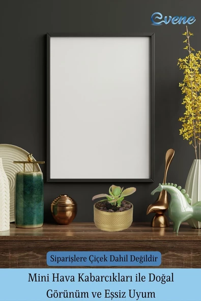 Evene Saksı Dekoratif Saksı Kaktüs Saksısı Sukulent Saksısı Küçük Saksı Model 46 Gold Saksı - 6