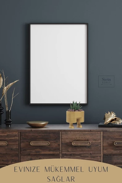 Stein Kohle Çiçek Saksısı Büyük Boy 3 Adet Altın Renk Uygulamalı Pantolon Model - 6