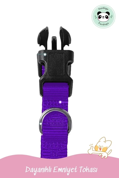 Pandogo Kedi Boyun Tasması Ayarlanabilir Kedi Gezdirme Tasma Standart Bedenli Model - Resim 3