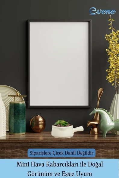 Evene Mini Çiçek Saksı Küçük Sukulent Beyaz Kaktüs Saksısı 3'lü Set Mini Tava Model - Resim 6