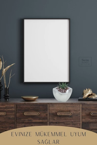 Stein Kohle Çiçek Saksısı Büyük Boy 3 Adet Gümüş Renk Uygulamalı Önü Açık Model - Resim 6