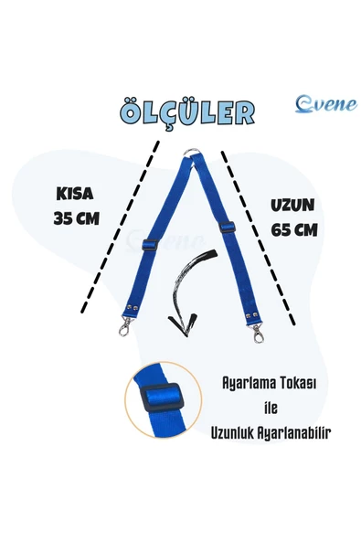 Pandogo Kedi Köpek Çiftli Gezdirme Tasması Mavi Çoklu Tasma Premium Kalite Model Amsterdam - 3