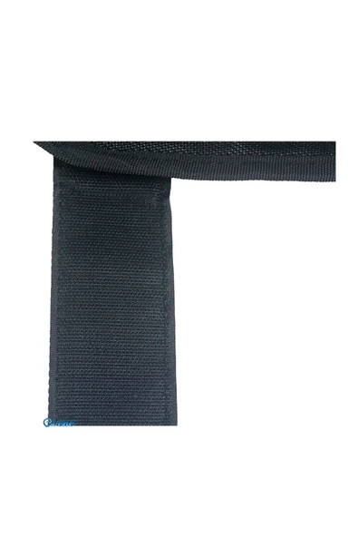 Evene Köpek Göğüs Tasması Köpek Sırt Tasma Ayarlanabilir Siyah - Resim 5