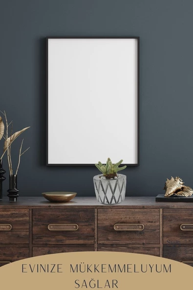 Stein Kohle Çiçek Saksısı Büyük Boy 1 Adet Gümüş Renk Eskitme Uygulamalı Baklava Model - Resim 6