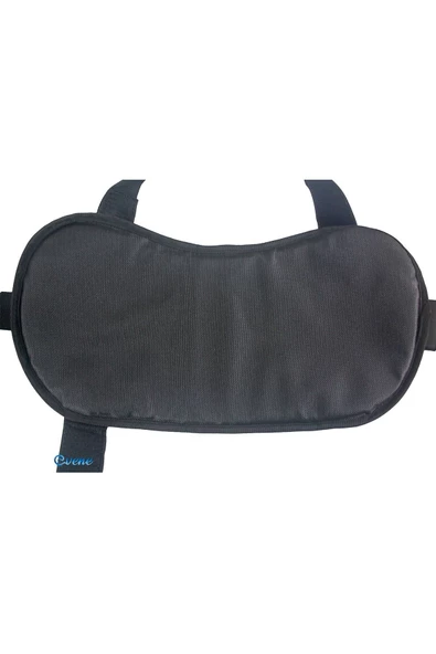 Evene Köpek Göğüs Tasması Köpek Sırt Tasma Ayarlanabilir Siyah - Resim 2