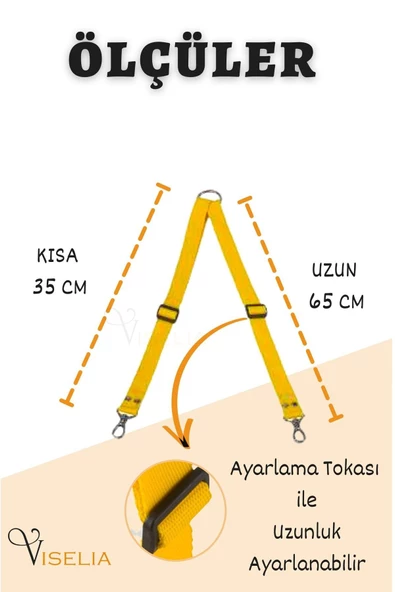 Viselia Köpek Tasması Çoklayıcı Çiftli Gezdirme Kayışı Premium Kalite Kopma Yapmaz Hafif Kolon Kumaş Sarı - 2