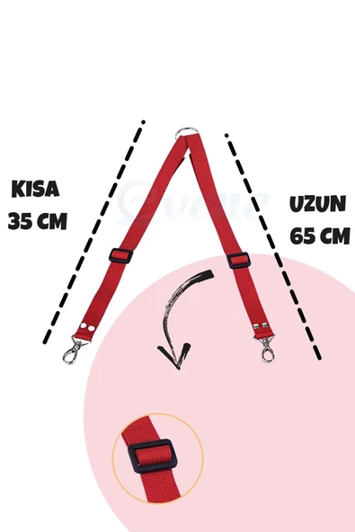 Evene Kedi Gezdirme Tasması Kedi Gezdirme Ipi Çiftli Tasma Model 9 Kırmızı - 2