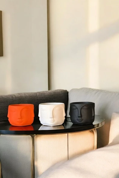 tambana Set Saksı Dekoratif Sukulent Saksısı Küçük Mini Beton Saksı Model 16 ürün görseli