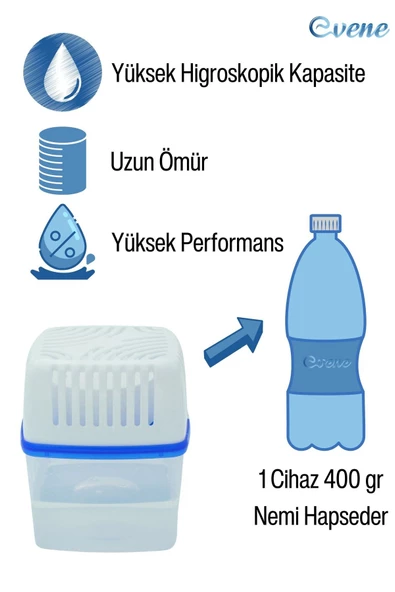 Evene Nem Alıcı Set 450 gr 2 Cihaz Ve 6 Yedek - 8