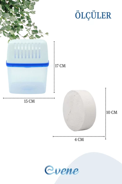 Evene Nem Alıcı Set Cihaz Ve 6 Yedek Tablet Rutubet Giderici Önleyici Emici Küf Engelleyici 6 X 450 gr - 3