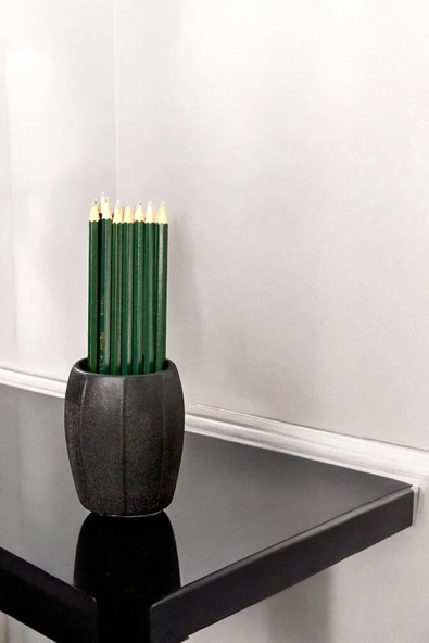 Evene Kalemlik Siyah Renk Masa Kalemliği Organizer Kalemlik Model 13 ürün görseli 1