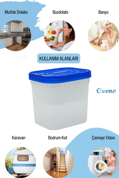 Evene Nem Alıcı Rutubet Giderici Aparat Rutubet Önleyici 5 Adet Aparat 200 gr - 2