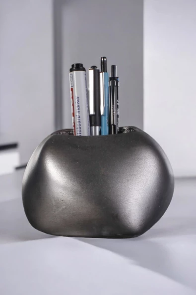 StarLightning Kalemlik Masa Kalemliği Organizer Kalemlik Gümüş Eskitme Renk Model 22 ürün görseli 1