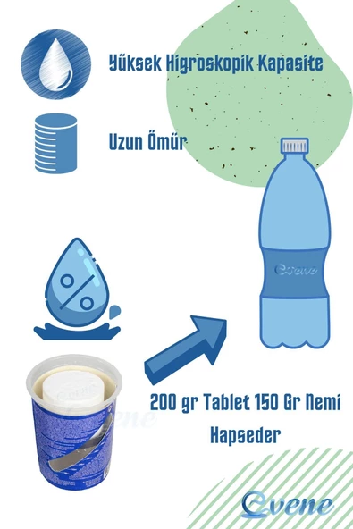 Evene Nem Alıcı Yedek Tablet 450 gr 2 Adet - 8