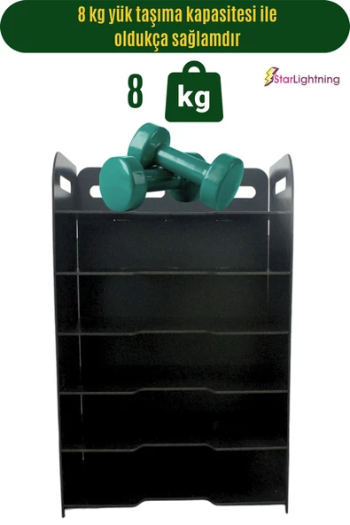 StarLightning Masa Düzenleyici Organizer Evrak Rafı Masaüstü Organizer Siyah Renk Model 5 - 4
