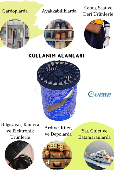 Evene Nem Alıcı Cihaz 200 gr 8 Adet - 5