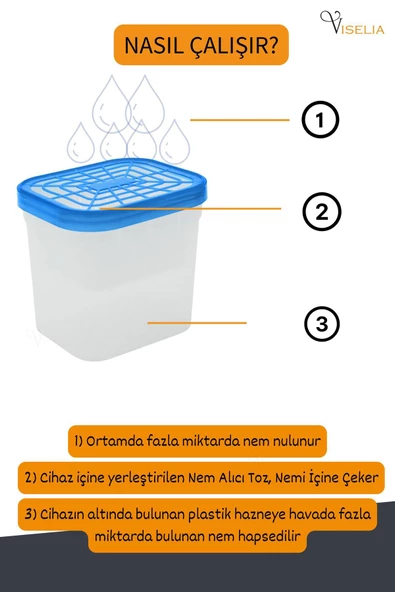 Viselia Nem Alıcı Cihaz 200 gr 2 Adet - 7