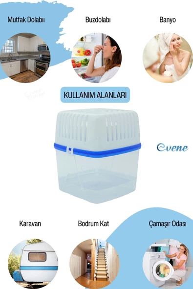 Evene Nem Alıcı Set 450 gr 2 Cihaz Ve 6 Yedek - 3