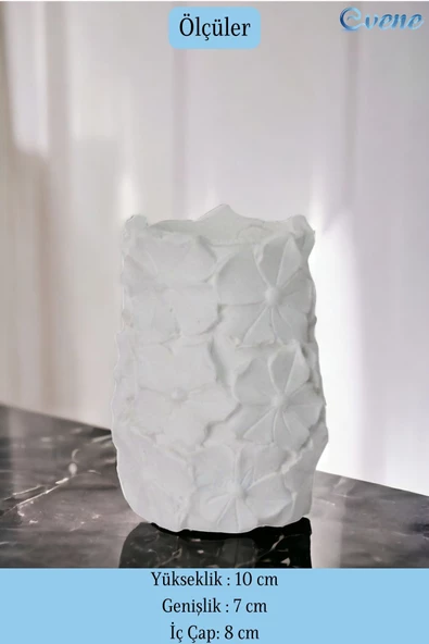 Evene Kalemlik Beyaz Renk Masa Kalemliği Organizer Kalemlik Model 16 - Resim 2