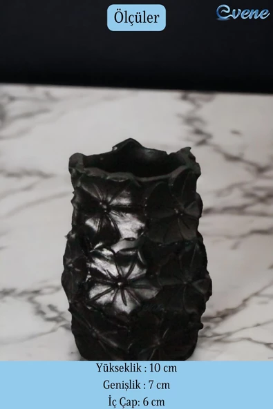 Evene Kalemlik Siyah Renk Masa Kalemliği Organizer Kalemlik Model 16 - Resim 2