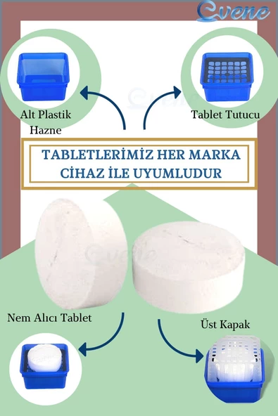 Evene Nem Alıcı Yedek Tablet 450 gr 24 Adet - 5