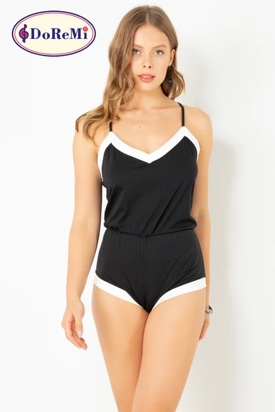 DoReMi Pamuklu Şortlu Tulum Pijama - Resim 11