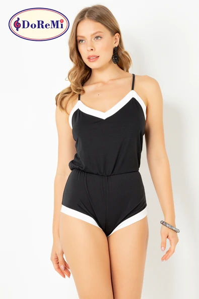 DoReMi Pamuklu Şortlu Tulum Pijama - Resim 10