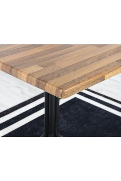 AVVİO Zen 2 Kişilik Verzalit 80x80 Yemek Masası Takımı-mutfak Masası Takımı Akça - 2