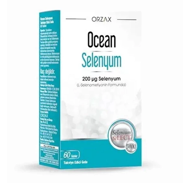 Ocean Selenyum Takviye Edici Gıda 200 Mcg 60 Tablet ürün görseli