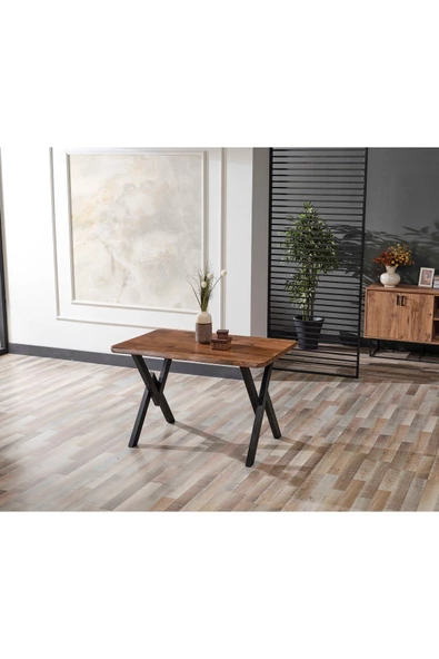 AVVİO 80x120 Kütük Yemek Masası Takımı-mutfak Masası Takımı ürün görseli