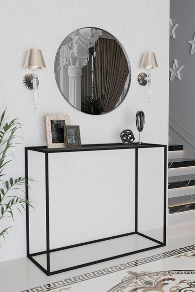 AVVİO SOPHİA CAMLI METAL DRESUAR 40X100 FÜME CAM - 2