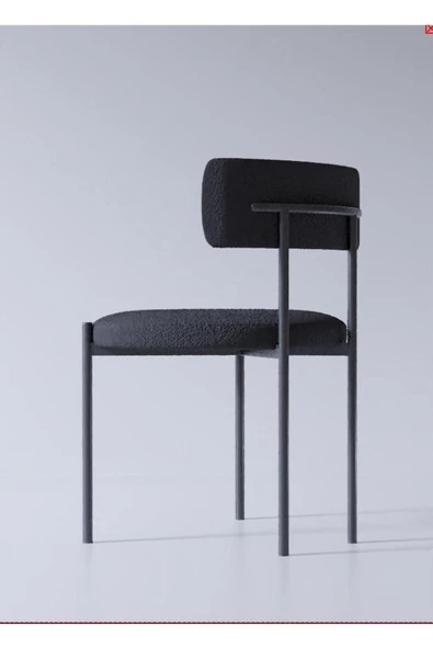 AVVİO Angel Yemek Odası Sandalyesi Mutfak Masası Sandalyesi Cafe Restorant Sandalyesi (TEDDY SANDALYE) - Resim 2