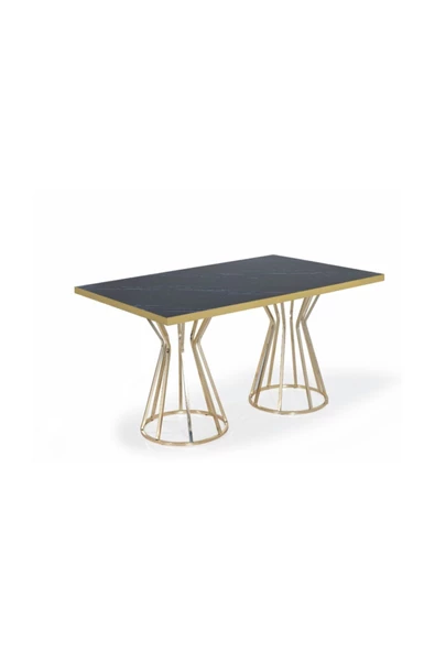 AVVİO 80x140 Home Kayzer 4 Kişilik Metal Mutfak Masası Kalın Sandalyeli - Resim 2