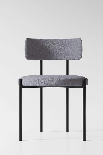 AVVİO Roomy Teddy Ptt Ayak 80x160 Oval Yemek Masası Mutfak Masası Masa Sandalye Takımı(BUKLE KUMAŞ) - Resim 2