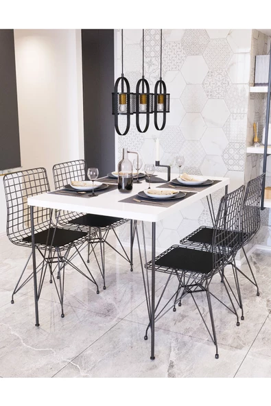 AVVİO 60x120 Sera Mutfak Masası Yemek Masası - Resim 2